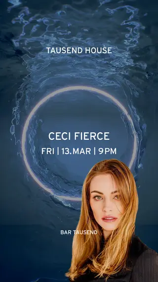 Tausend House: Ceci Fierce at Tausend Tausend House: Ceci Fierce at Tausend