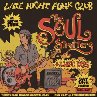 Late Night Funk Club: Soul Strutters + DJ Nigel Grace at The Lanes Late Night Funk Club: Soul Strutters + DJ Nigel Grace at The Lanes