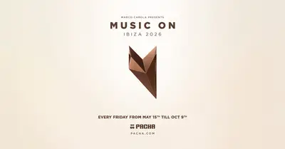 Marco Carola PRESENTS MUSIC ON - EDM event at Pacha Ibiza in Ibiza