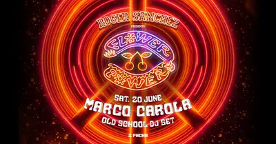 Marco Carola - Roger Sanchez PRESENTS FLOWER POWER - EDM event at Pacha Ibiza in Ibiza