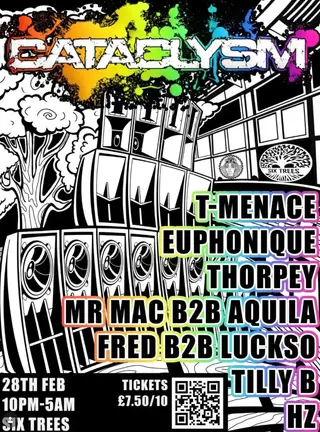 Cataclysm - The Resurrection at Six Trees Bar And Kitchen Manchester