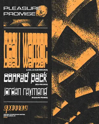 Pleasure Promise presents: Beau Wanzer - Conrad Pack - Jordan Raymond at Spanners