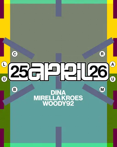 DINA, Mirella Kroes, Woody92 - EDM event at CLUB RAUM in Amsterdam