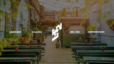 leverson x Hawk's Nest - EDM event at Hawk's Nest in London