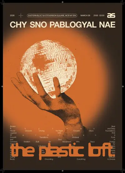 THE PLASTIC LOFT PART 2: DISCO / FUNK N MORE - EDM event at Eastern Bloc Records in Manchester