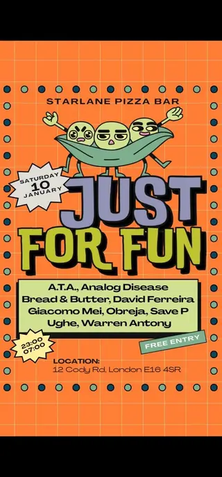 JUST FOR FUN at Starlane Pizza Bar