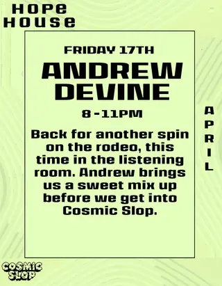 Andrew Devine at Hope House