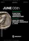 Function / 1morning / Marteka Fair / Analog Soul / Michael Cignarale / J. Aria New York 2026