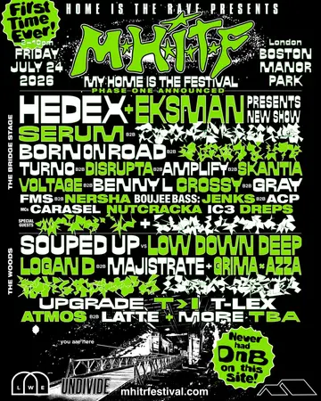 Hedex presents: My Home Is The Rave Festival at Boston Manor Park Hedex presents: My Home Is The Rave Festival at Boston Manor Park