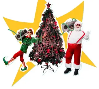 Christmas Trees Over Pontefract at The Robin Hood