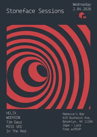 Stoneface Sessions 1: Rebecca's – New York – Feb 4, 2026 - EDM news article Stoneface Sessions 1: Rebecca's – New York – Feb 4, 2026 - EDM news article