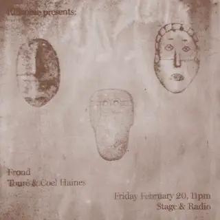 Rhizome presents: Frond, Touré & Coel Haines at Stage and Radio Rhizome presents: Frond, Touré & Coel Haines at Stage and Radio