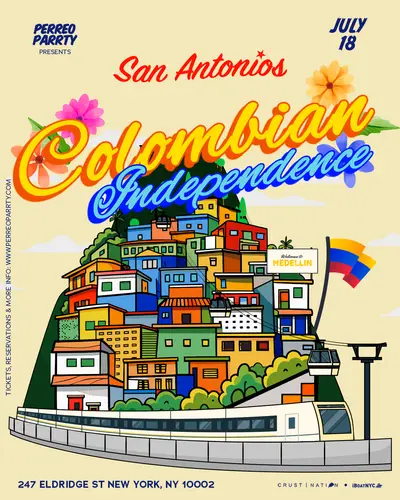 Colombian Independence Reggaeton on Houston Latin Party - EDM event at San Antonios in New York