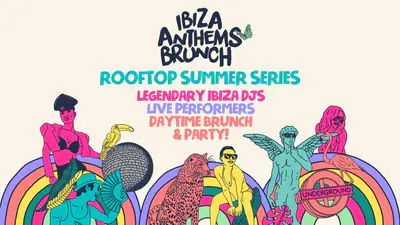 Ibiza Anthems Brunch Rooftop Party - EDM event at The Broadcaster in London