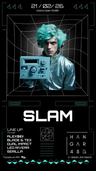 SLAM: ALEX$€¥, BLADE, TEX, DUAL IMPACT, LEO RIVERA, SERILLA at Hangar48 Club