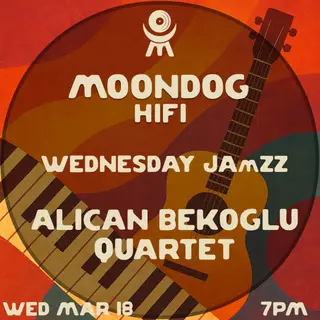 Wednesday JAmZZ: Alican Bekoglu Quartet at Moondog Hifi