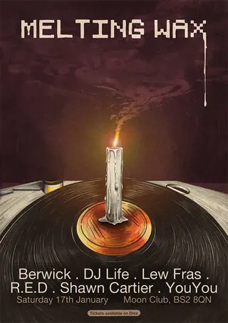 Melting Wax at Moon Club Melting Wax at Moon Club