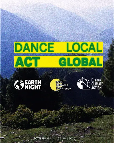 Earth Night Rotterdam - EDM event at Time is the new space in Rotterdam