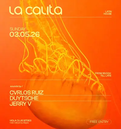 LA CALITA OPEN AIR BEACH PARTY - EDM event at Hola Club Sitges (Cala Vallcarca) in Barcelona