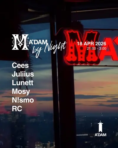 Madam by Night invites: Cees & friends - EDM event at Madam in Amsterdam