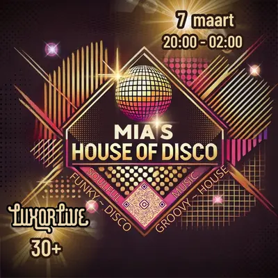 Mia's HOUSE of DISCO Mia's HOUSE of DISCO - EDM event at Luxor Live in All