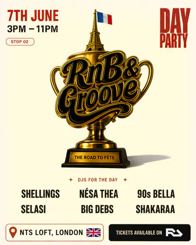 RnB & Groove: Day Party at NTs Loft - EDM event at Night Tales Loft in London