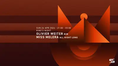 King's Night Special: Olivier Weiter b2b Miss Melera All Night Long - EDM event at Het Sieraad in Amsterdam