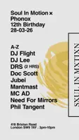 Soul In Motion 12th Birthday . DRS . Doc Scott . Jubei . DJ Flight . DJ Lee thumbnail Soul In Motion 12th Birthday . DRS . Doc Scott . Jubei . DJ Flight . DJ Lee thumbnail
