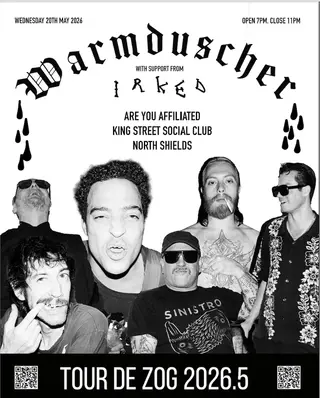 WARMDUSCHER + Support from Irked at Are You Affiliated WARMDUSCHER + Support from Irked at Are You Affiliated