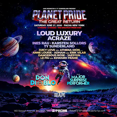 Planet Pride - EDM event at Pacha New York in New York