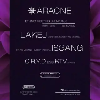 LAKEJ - ARACNE X ETHNIC MEETING - SHOWCASE at Specka