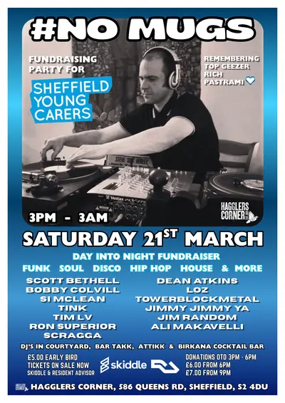 #NO MUGS: DAY TO NIGHT FULL VENUE FUNDRAISER - EDM event at Hagglers Corner in Sheffield