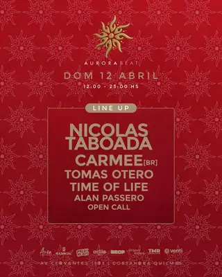 Nicolas Taboada + CARMEE & MORE ARTISTS - by AURORA BEAT, AREA COSTANERA at TBA - Area Costanera, Quilmes