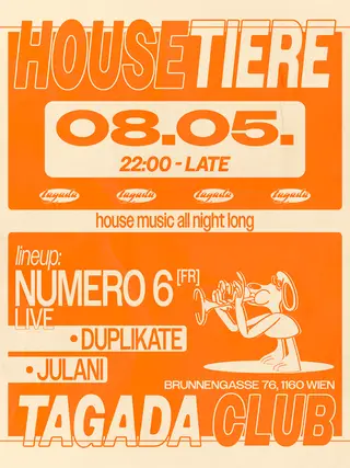 HOUSETIERE with Numero 6 [FR] at Tagada