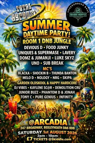 Total Hypnosis & Bass Hertz at Arcadia Loungebar, Bexleyheath Total Hypnosis & Bass Hertz at Arcadia Loungebar, Bexleyheath