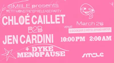 Chloé Caillet Présente Smiile & Jen Cardini Release Party! - EDM event at TBA - Book Bar in Paris