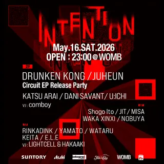 INTENTION at WOMB INTENTION at WOMB