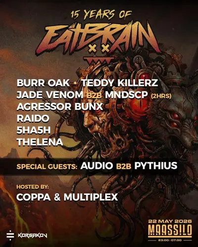 15 Years of Eatbrain - EDM event at Maassilo in Rotterdam