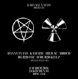 KARNAGE x MASS at 24 Kitchen Street
