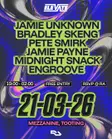 Elevate: Jamie Unknown, Bradley Skeng (FREE ENTRY) thumbnail