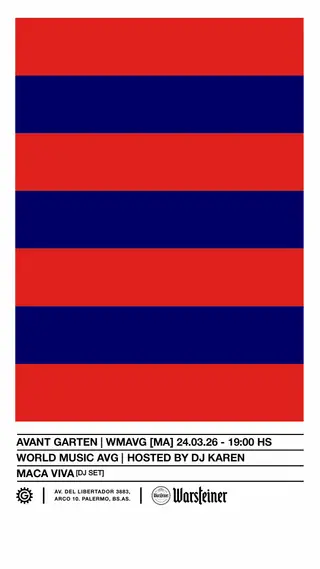 WORLD MUSIC AVG at Avant Garten WORLD MUSIC AVG at Avant Garten