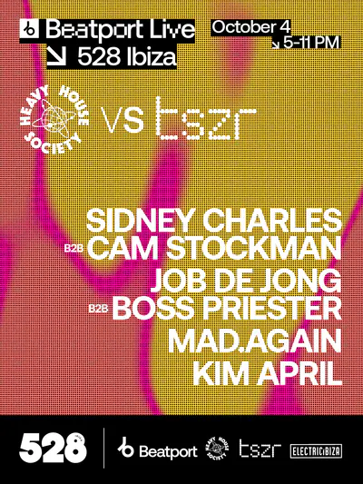 Beatport Live Pres Heavy House Society vs TSZR - EDM event at 528 Ibiza in Ibiza