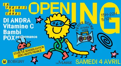 SAMEDI OPENING Prairie du canal 2026 SAMEDI OPENING Prairie du canal 2026 - EDM event at La Prairie du Canal in Paris