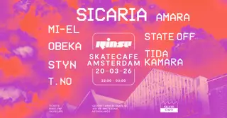 Rinse FM: amara, mi-el, Obeka, SICARIA, State OFFF, Styn, T.NO, Tida Kamara Amsterdam 2026 - EDM news article