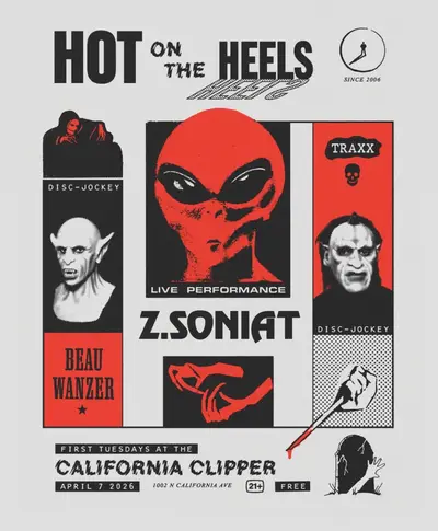 Hot On The Heels Hot On The Heels - EDM event at The California Clipper in Chicago