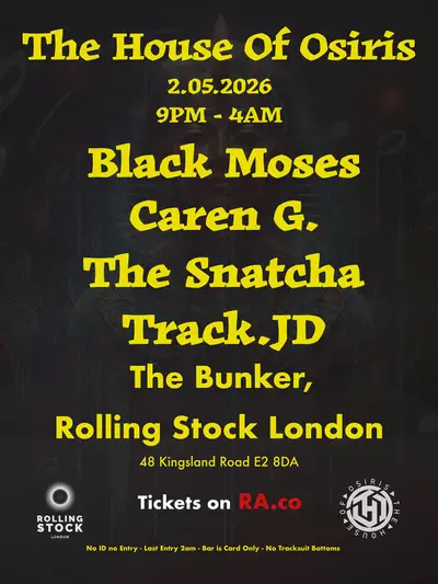 The House Of Osiris presents: - EDM event at Rolling Stock in London
