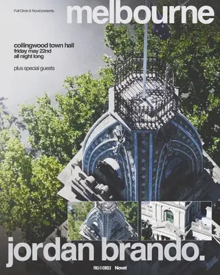 Jordan Brando (All Night Long) @ Collingwood Town Hall at Collingwood Town Hall