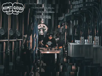 KOMT GOED - EDM event at Brouwerij Troost Westergas in Amsterdam