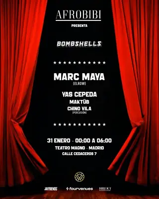 Afrobibi x Bombshells at Club Magno Afrobibi x Bombshells at Club Magno