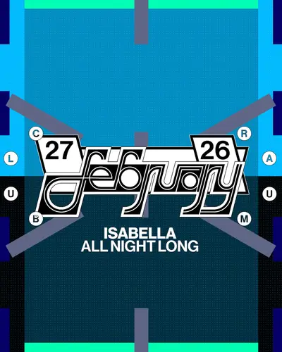 ISAbella All Night Long - EDM event at CLUB RAUM in Amsterdam